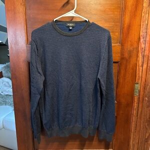 Saks Fifth Avenue Blue Merino Wool Sweater